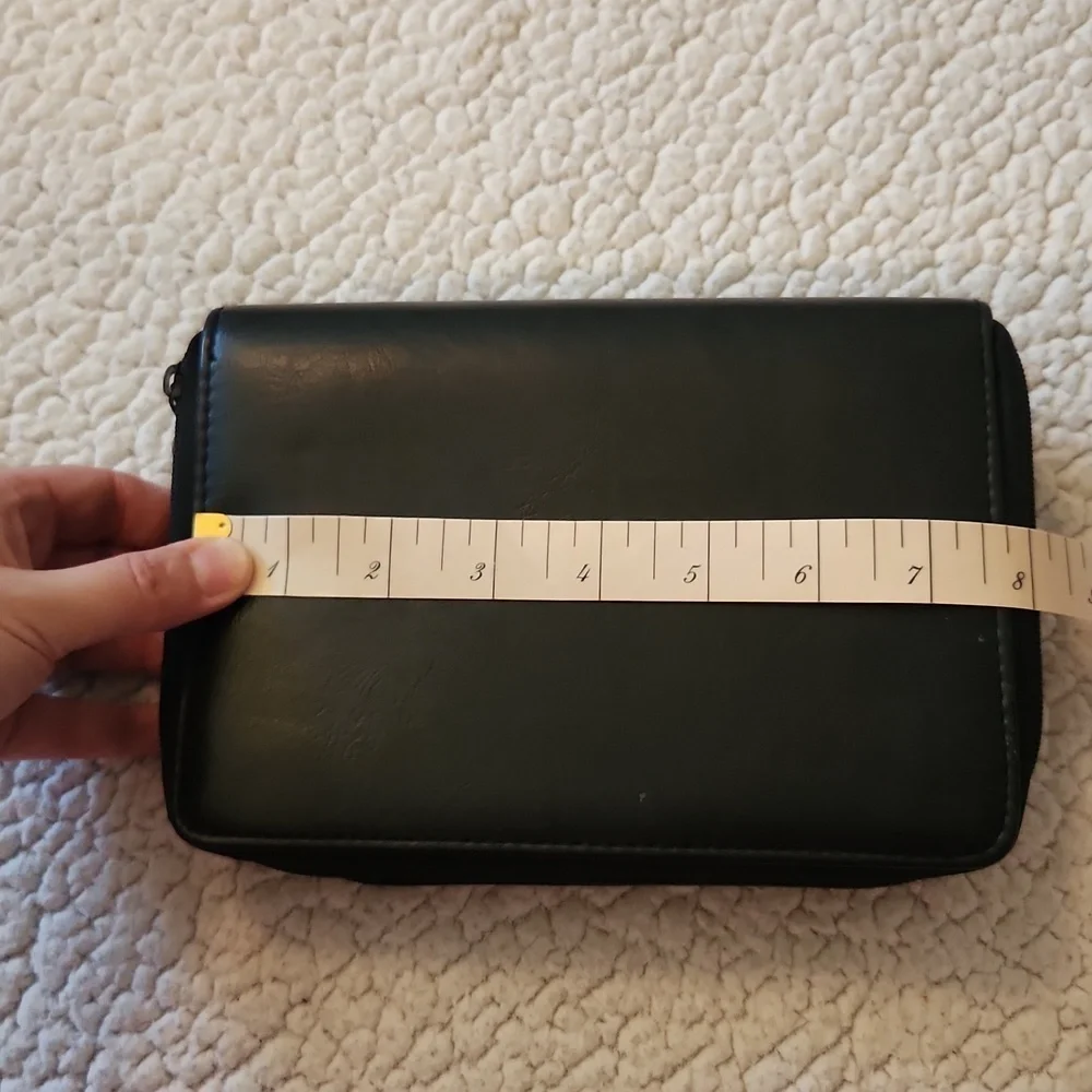 Vintage 90's Philippe Amiel Phone Wallet Organizer Retro Faux Leather